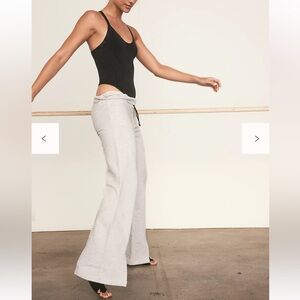 Free People Movement over and out flare heather gray sweatpants - Small